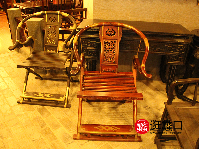 鑫榆轩家具中式古典客厅红木圈椅