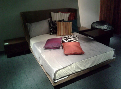台湾点石家具新中式卧室床卡瑞斯