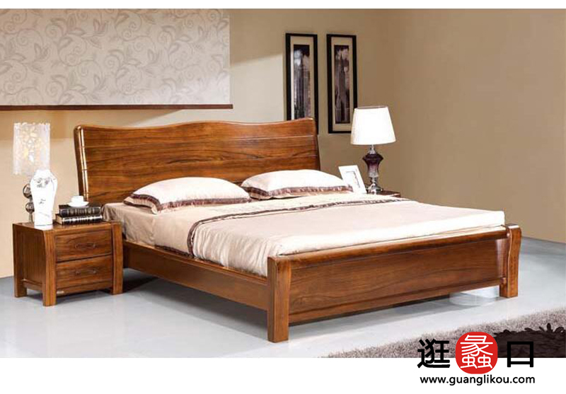 皇庭名匠家具新中式卧室实木床