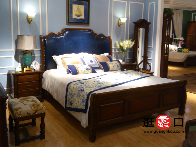 深圳·美吉印象家具美式卧室床