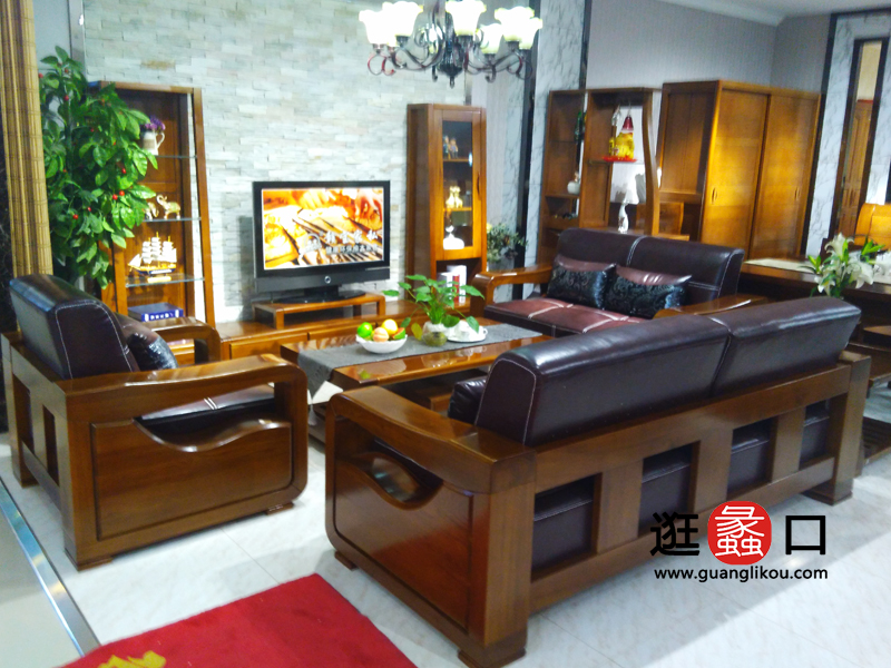 赣宝家具中式古典客厅沙发