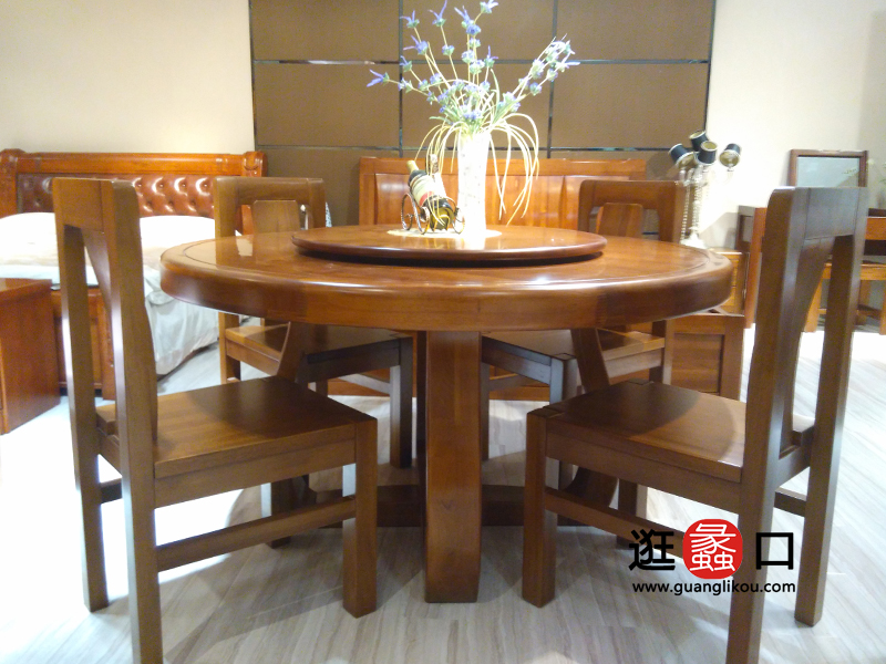 左岸木语家具中式古典餐厅餐桌椅