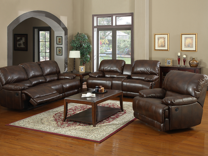 舒适多功能沙发美式客厅1+2+3真皮沙发组合