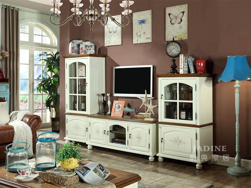 PULASKI家具·爵典家居 美式客厅实木电视机柜