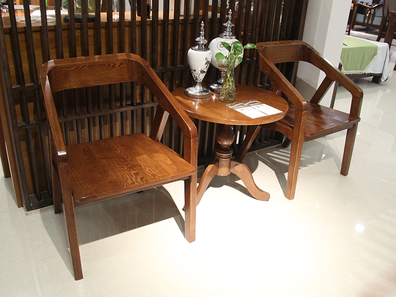明煌木业·红犀阁家具中式客厅实木金丝檀木休闲桌椅