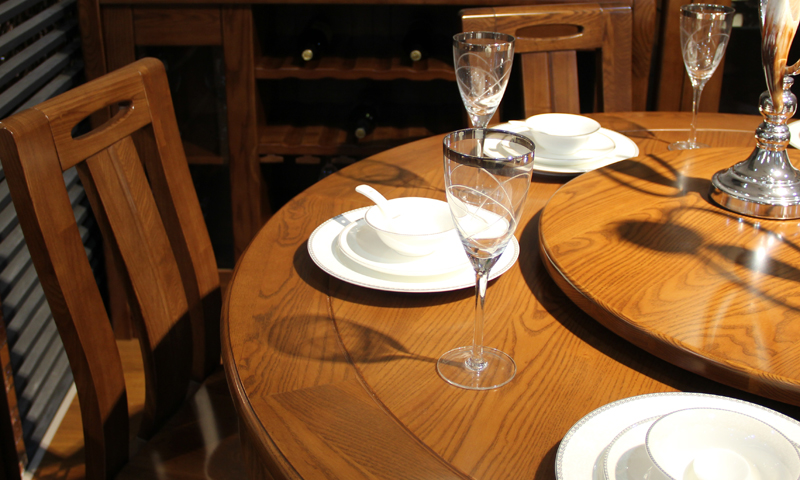 艾琦森家具纯实木家具餐桌椅（1桌6椅）