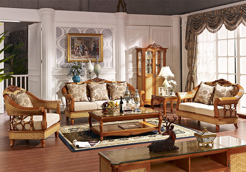 翡翠藤器家具欧式客厅沙发美轩沙发