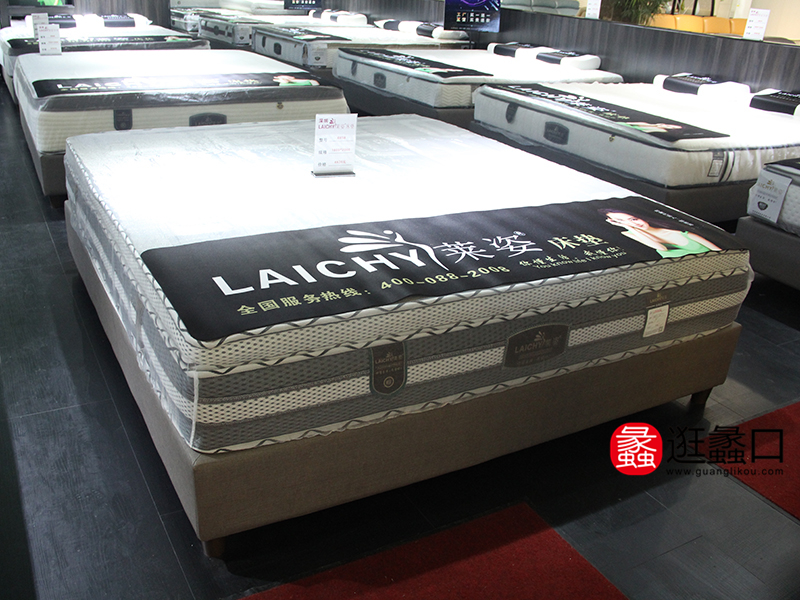 莱姿床垫现代简约卧室软体乳胶床垫1.8m