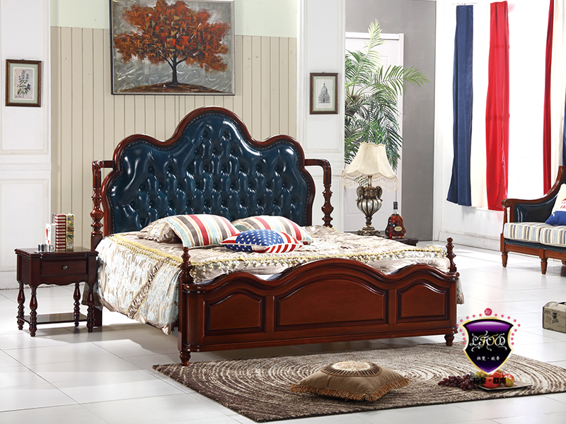 拉斐欧帝家居美式品质款卧室实木双人实木床318