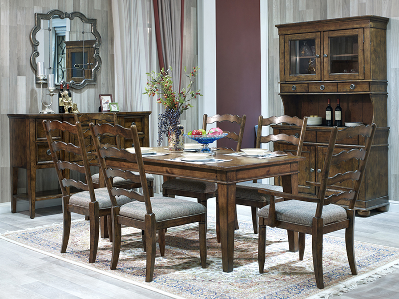 PULASKI家具·爵典家居美式餐厅实木餐桌椅/餐边柜