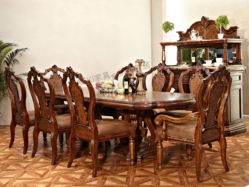 PULASKI家具·爵典家居美式餐厅实木餐桌椅