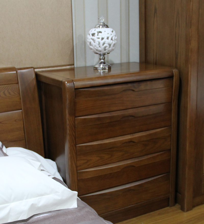 艾琦森家具 新中式 白蜡木纯实木卧室五斗柜