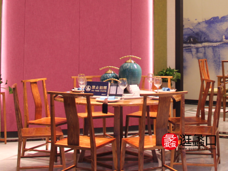 圣尚家居餐厅新中式餐桌椅