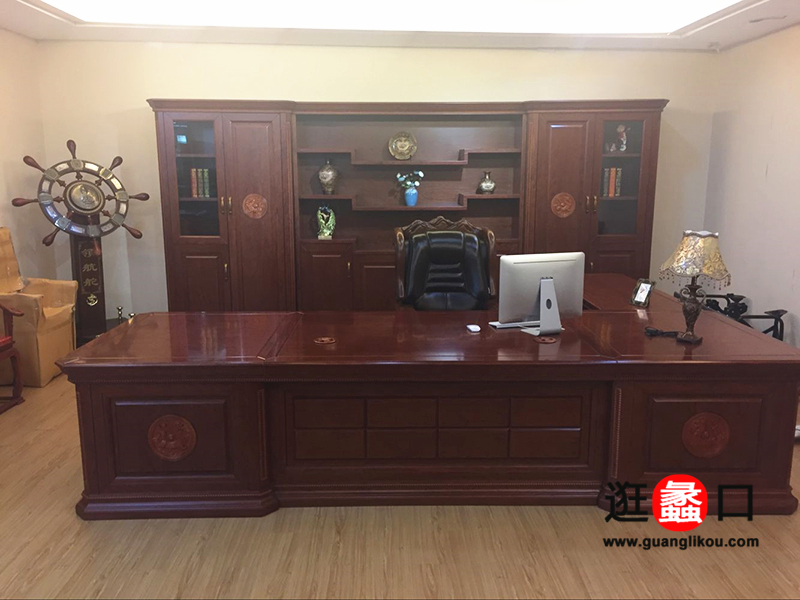 澄元办公家具办公实木办公桌/书柜/老板椅/老虎椅