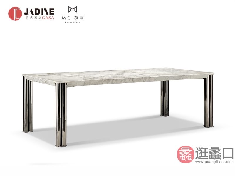 爵典家居·慕冠家具欧洲进口榉木轻奢餐厅餐桌椅MG00