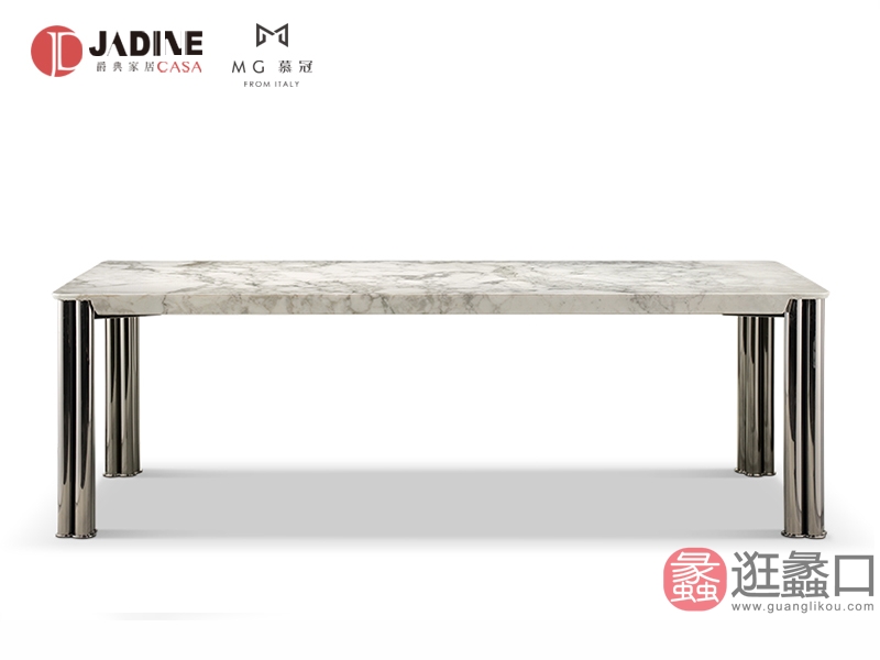 爵典家居·慕冠家具欧洲进口榉木轻奢餐厅餐桌椅MG005