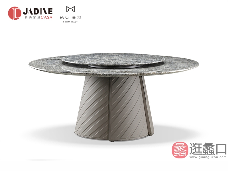 爵典家居·慕冠家具欧洲进口榉木轻奢餐厅餐桌椅MG006