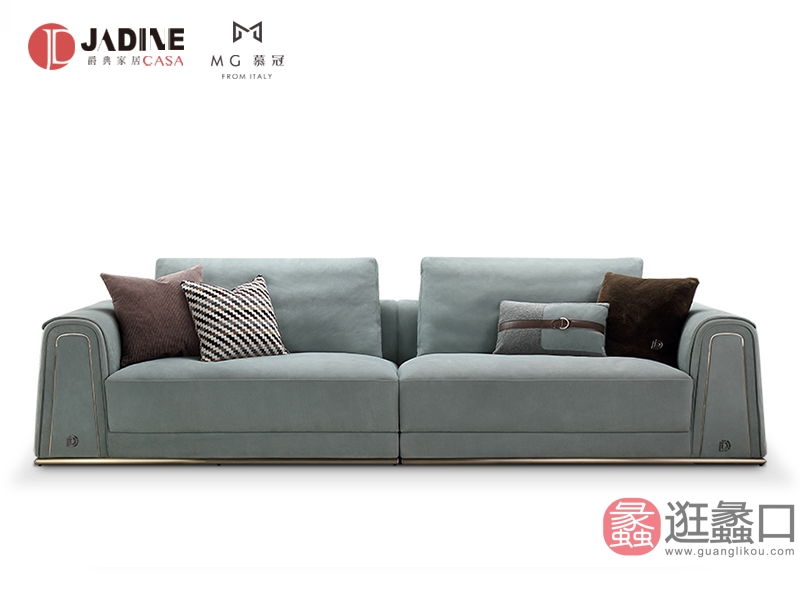 爵典家居·慕冠家具欧洲进口榉木轻奢客厅沙发MG018