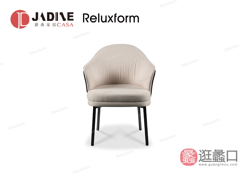 爵典家居·Reluxform家具实木/皮轻奢餐厅餐桌椅G3-DT03-L20