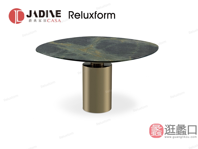 爵典家居·Reluxform家具实木轻奢简约餐桌G3-DT02-R15