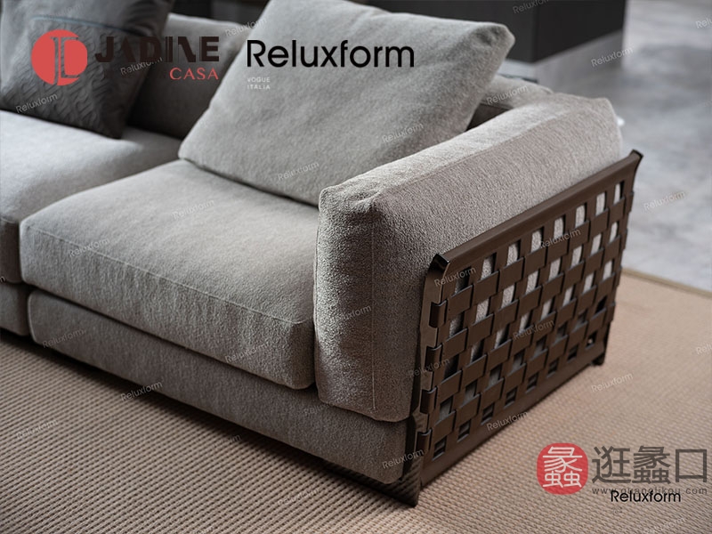 爵典家居·Reluxform家具实木轻奢客厅沙发00361