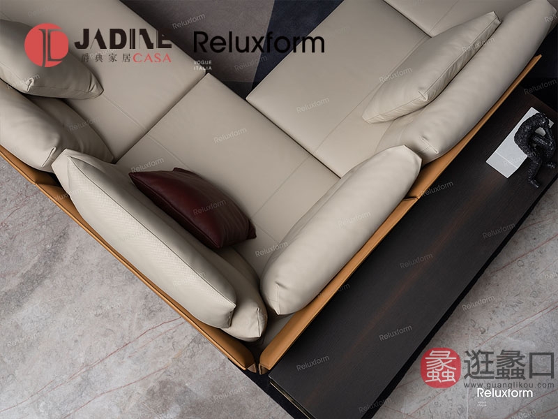 爵典家居·Reluxform家具实木轻奢客厅沙发1023