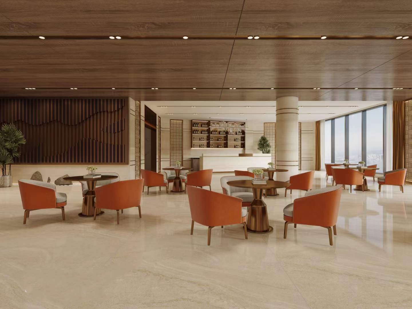 裕沁庭茶空间全品类家具优选空间定制家具酒店酒店桌椅会所商业空间