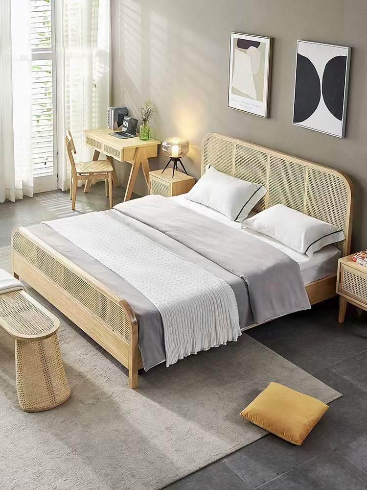 裕沁庭茶空间全品类家具优选空间定制家具新中式卧室床566