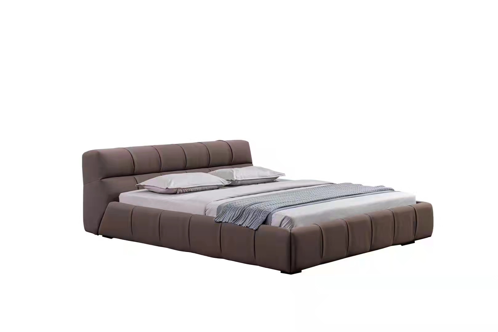 Ashia 安芯意式极简卧室床泡泡床，B&b泡泡床，巧克力床