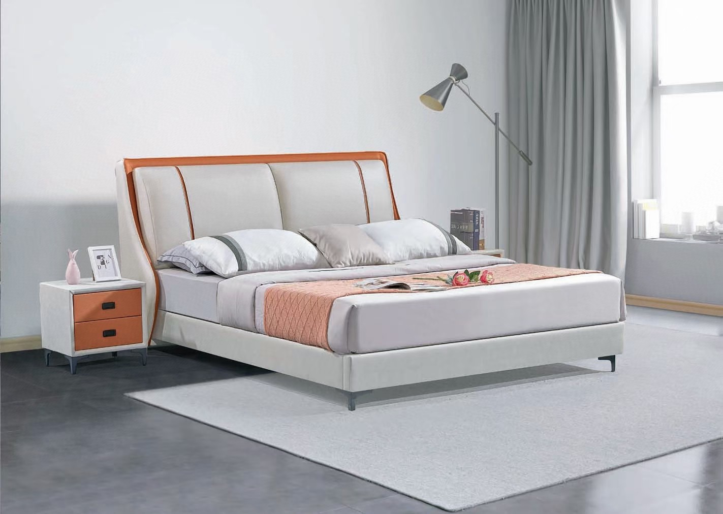深美软床专业生产商现代卧室床2025#