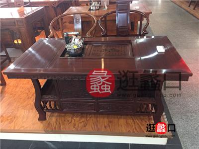耀阁古典家具中式古典餐厅实木餐桌椅/茶餐桌椅/餐椅
