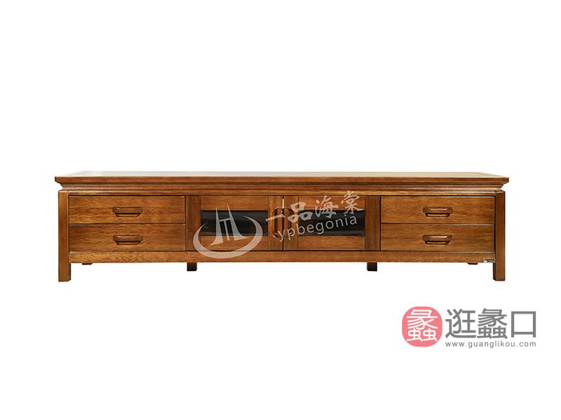 君诺家居·一品海棠家具实木中式客厅电视柜809地柜