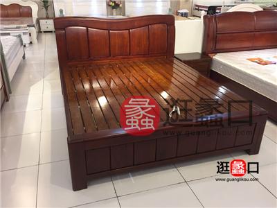 金宝利奥卡兰斯中式古典卧室实木双人大床/床头柜