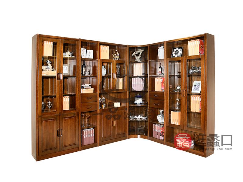 君诺家居·一品海棠家具实木中式书房书柜801书柜