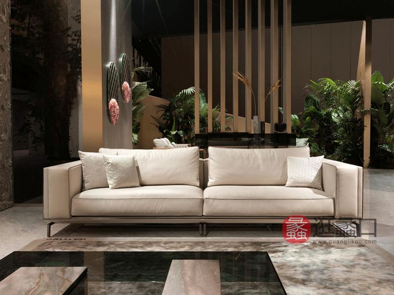 缇思微卡轻奢客厅沙发轻奢高端皮沙发时尚舒适TS025沙发