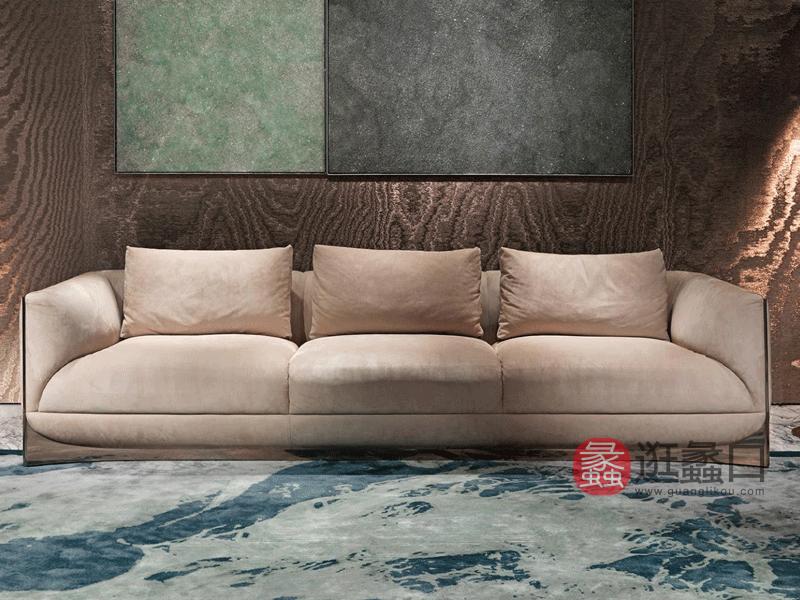缇思微卡轻奢客厅沙发轻奢软体沙发时尚简约造型TS044沙发