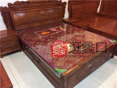 雅典红木家具中式古典卧室实木大床
