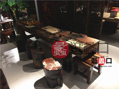 盐阜船木家具新中式餐厅实木桌椅
