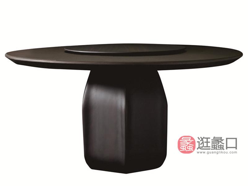钦驰意式极简餐厅餐桌椅时尚设计白蜡木餐桌150