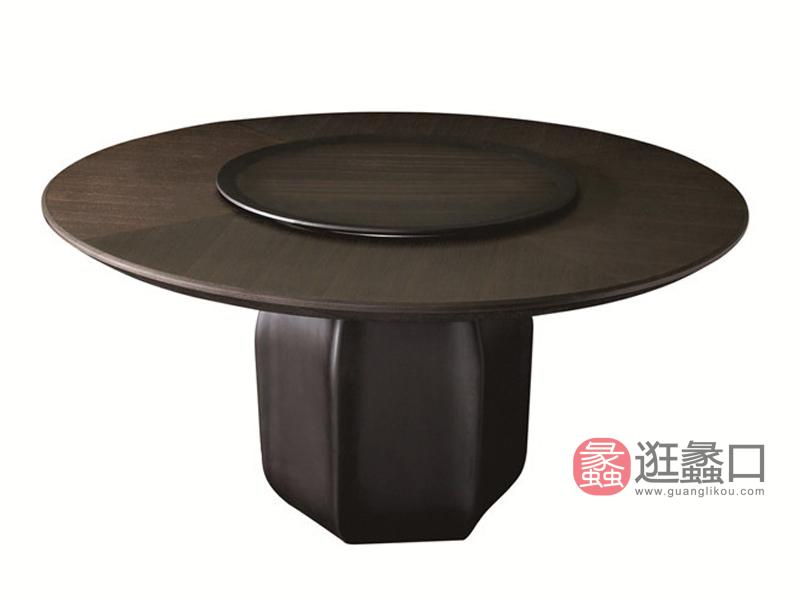 钦驰意式极简餐厅餐桌椅时尚设计白蜡木餐桌150