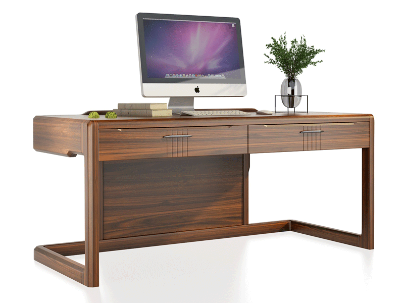 SPACE外贸家具特惠仓—德式书房书桌椅德式风格实木书房写字桌MR-E30写字桌1.5米