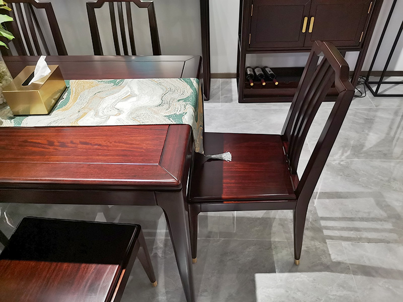 澜起家具新中式实木板木四方桌简约餐厅餐桌CT-02