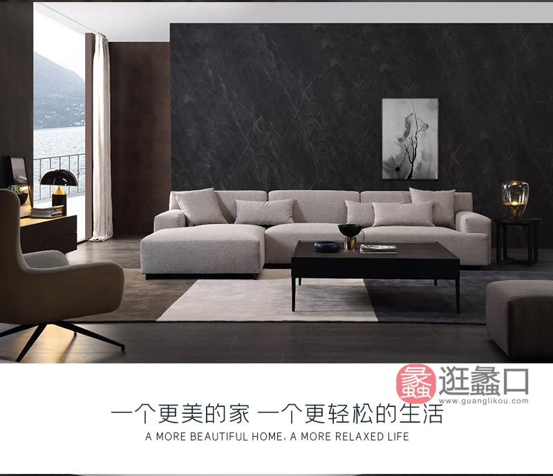 君诺家居· processs程家具现代意式极简客厅现代时尚舒适沙发+茶几组合CJ016茶几