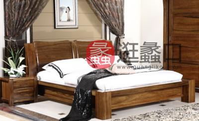 天帮至尊简约现代卧室床简约现代卧室床纯实木
