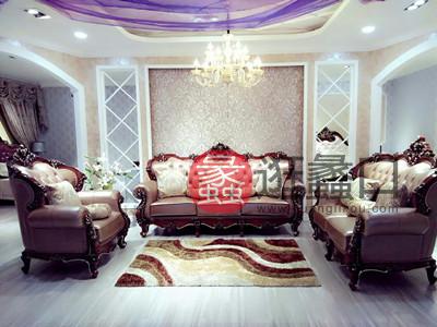 欧得利家居欧式客厅沙发法式纯实木沙发