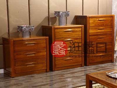 亨德利家居中式古典卧室实木斗柜