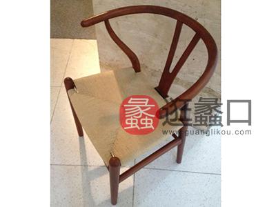 台湾点石家具中式古典书房书桌椅Y字椅