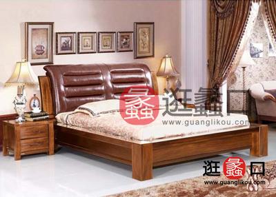 皇庭名匠家具中式卧室实木双人床