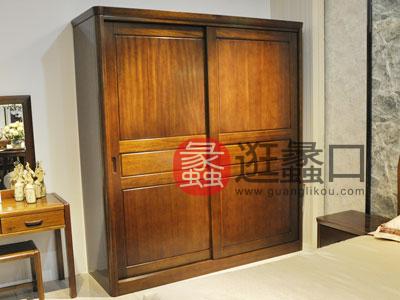 君诺家居·一品海棠家具实木中式卧室衣柜HT015
