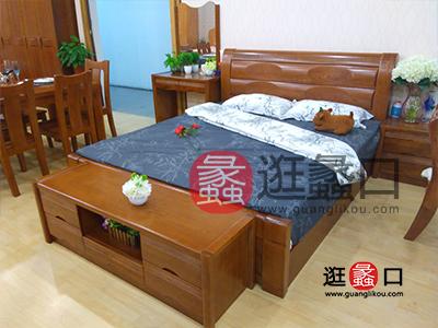 蠡口家具城安得利木业家具中式古典卧室床